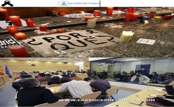 FOTOGRAFÍA. BARCELONA (CATALUÑA) ESPAÑA, 10 D EMARZO DE 2014. Detalle de un combo de fotos relacionadas con la noticia: Han pasado diez años y todavía hay preguntas sin respuestas al 11-M 2004. Mañana día 11 de marzo 2014 será un día triste, un día de lágrimas, un día de recuerdo para el mayor atentado terrorista sufrido en España en el que murieron 191 más 1 policía del Grupo Especial de Operación (GEO). Lasvocesdelpueblo (Ñ Pueblo)