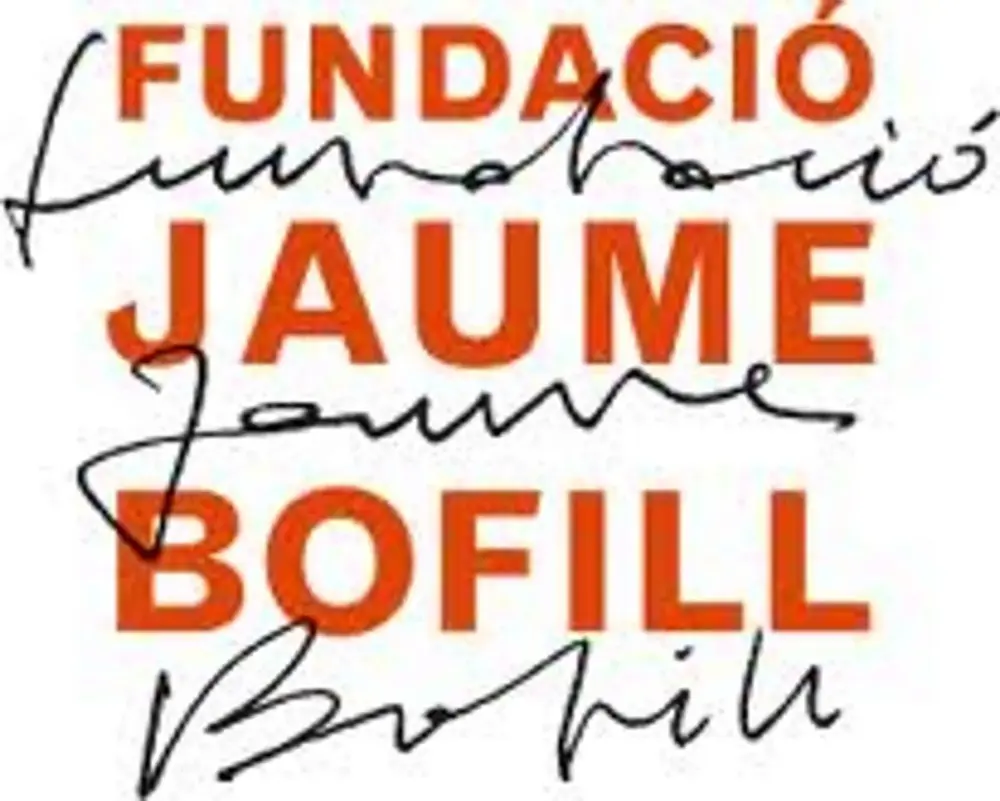 FOTOGRAFÍA. BARCELONA (REINO DE ESPAÑA), 09 DE MARZO DE 2014. Detalle de un logotipo de la Fundació Jaume Bofill. Lasvocesdelpueblo (Ñ Pueblo)