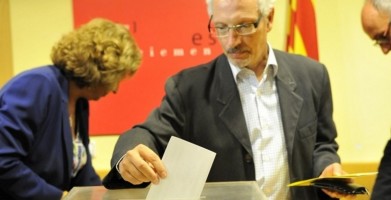 Magistrado Santiago Vidal Votando al Golpe del 9N