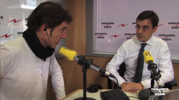 Amadeu Altafaj Tardio durante su entrevista con Manuel fuentes, Foto imágenes TV3