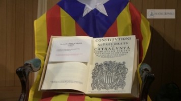 Borrado de la Constitución separatista Catalana presentada este sábado /Foto Joseph A. 'Lasvocesdelpueblo'
