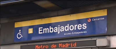 Estación de embajadores de Madrid