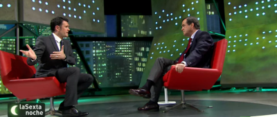 El expresidente castellano-Manchego del PSOE, José Bono, durante su entrevista / Foto imágenes 'LaSextaNoche'