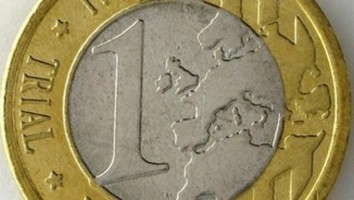 Euro falsificado por el Gobierno separatista catalán de Artur Mas Gavarró. / Foto TV3