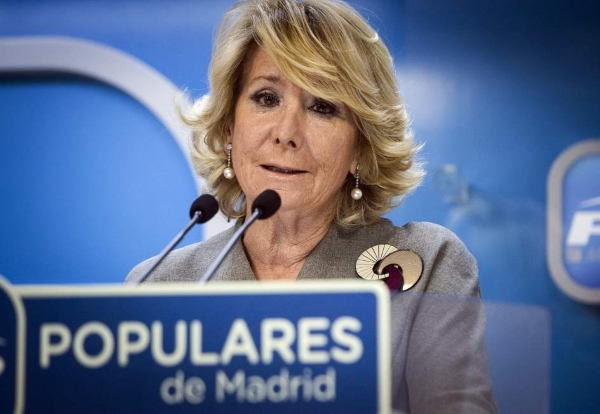 Admitida a trámite la querella de Podemos contra Esperanza Aguirre por delitos de injurias y calumnias..