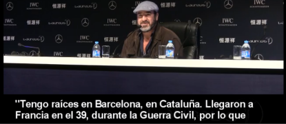 El antiespañol francés de origen Martorell (Cataluña), Eric Cantona, dice que Cataluña ganó el mundial 2010.. - copia