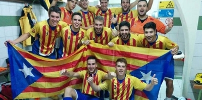 Expulsada la selección separatista antiespañola de Cataluña por agitación de ideas racistas contra España. - copia
