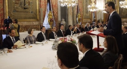 Palabras de Su Majestad el Rey en el almuerzo ofrecido en honor del presidente de Egipto, Abdel Fattah Al-Sisi .