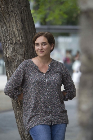 Colau posa para Barcelona