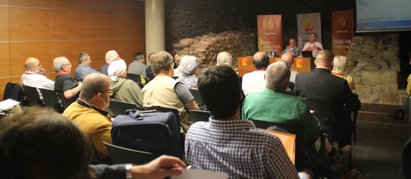 Conferencia Somatemps & MC España y Catalanes en Centro de Estudio Sabadell, C Joan Plans 25, Sabadell a las 1930 horas; 11 de Junio 2015