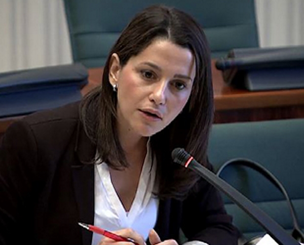 Inés Arrimadas, candidata de ciudadanos a la generalidad de Cataluña