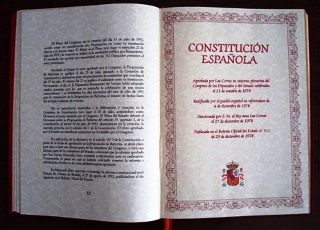 La Constitución española de 1978