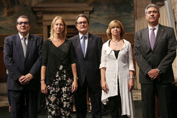 nuevos miembros del gobierno separatista catalán