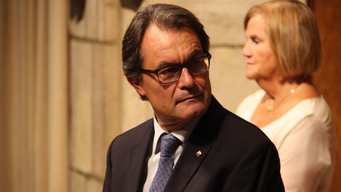 reunión discreta entre Mas y colectivos separatistas catalanes