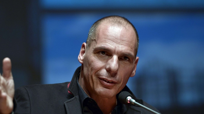 varoufakis, ministro de economía y de finanza de Grecia,