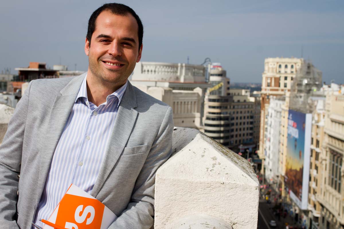 El líder de Ciudadanos en la comunidad de Madrid, Ignacio Aguado, Foto Archivo