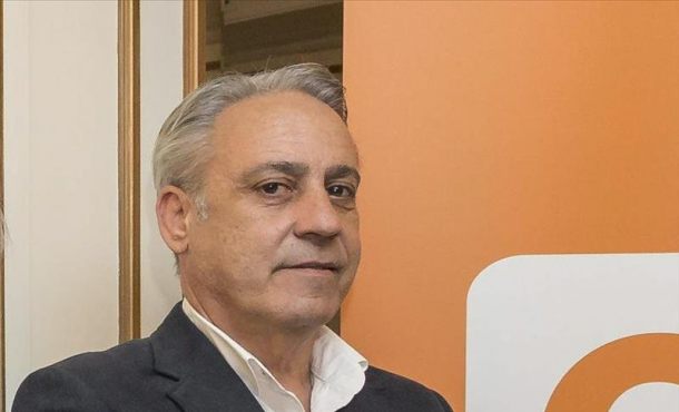 El portavoz de Ciudadanos en Valladolid, Jesús Presencio, durante una rueda de prensa ofrecida en un hotel de Valladolid. EFE