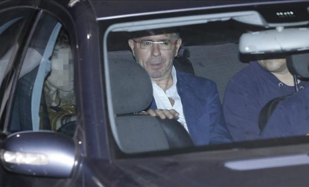 Francisco Granado -del PP- hoy tras su comparecencia, foto Efe