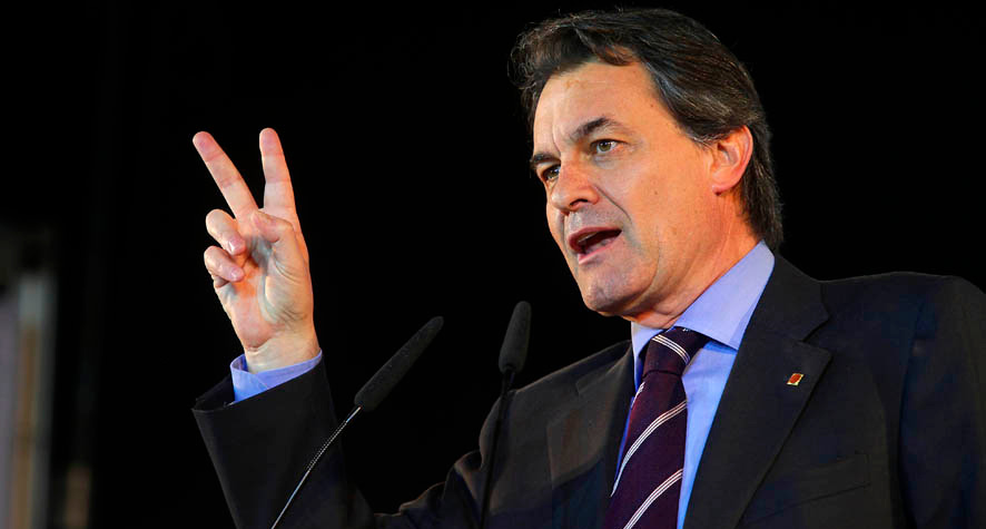 Fotografía, el presidente autonómico de Cataluña, Artur Mas Gavarró. Foto archivo