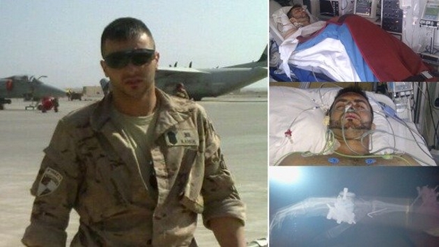 Fotografía. El agentes de las fuerzas armadas españolas, Ivan Ramos, imágenes facilitadas por el agente Ivan Ramos.