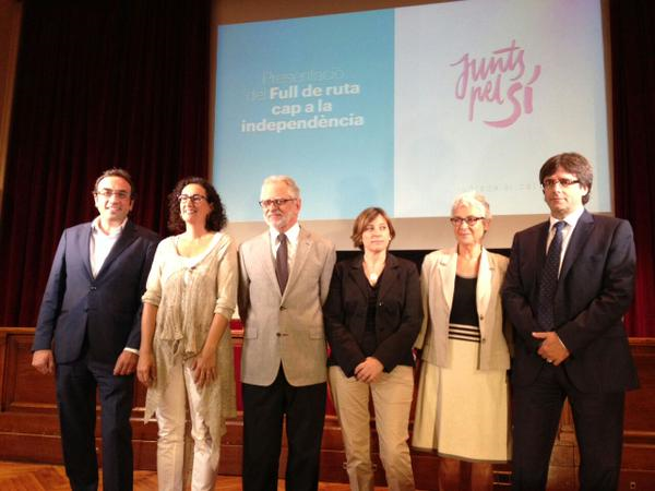 Juntos Por El sí hará una declaración solemne en el parlamento catalán despues del 27-s