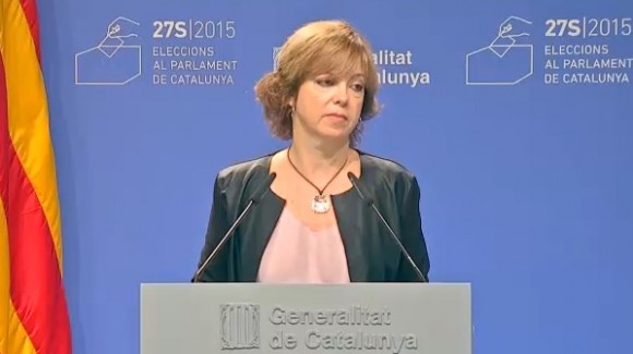 La consejera de Gobernación y Relaciones Institucionales, Meritxell Borràs