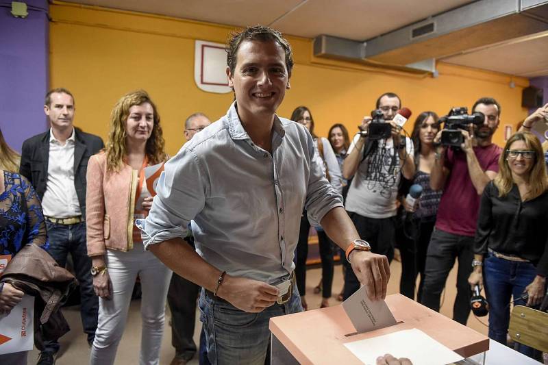 La jornada electoral del 27s catalán en imágenes, los candidatos y presidentes de partidos (1)