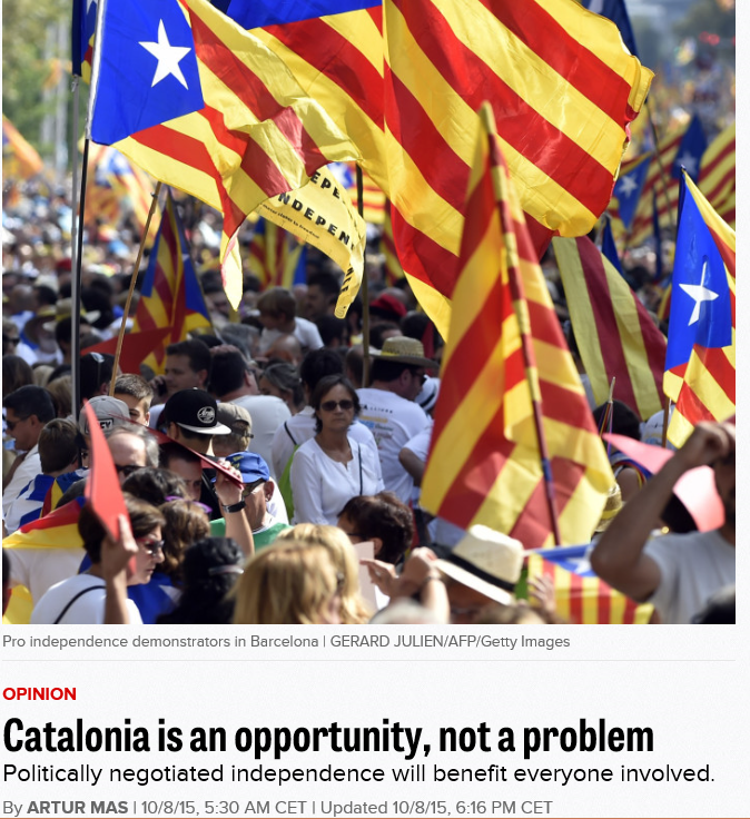 Artur Mas adelanta que su gobierno anunciará pronto el inicio de la separación de Cataluña