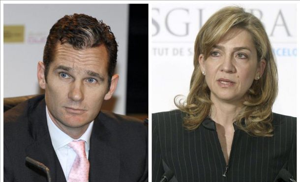 Fotografías de archivo, tomadas el 20-1-2011 y el 26-02-2010, respectivamente, de Iñaki Urdangarín y la infanta Cristina. EFE