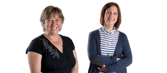 Rosa y Paloma Agudo, concejalas de Ganemos Ahora Valdemoro