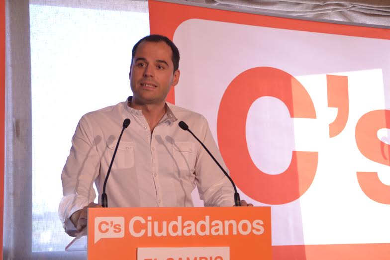 El líder de Ciudadanos en Madrid, Ignacio Aguado,. Foto archivo.