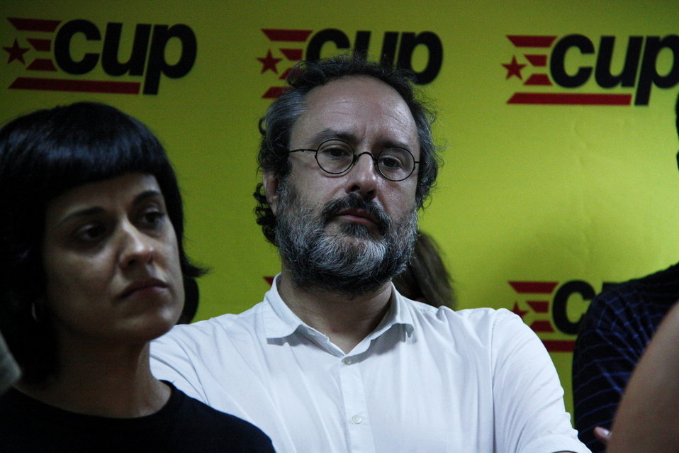Fotografía Los extremistas de CUP de izquierda a la derecha - Anna Gabriel Sabaté y Antonio Baños Boncompain, Foto ACN