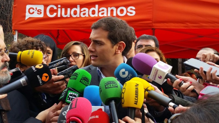 Albert Rivera: «Ayer todos los españoles vimos al último debate del bipartidismo decadente»