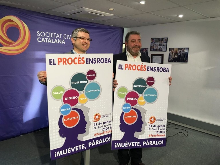 Somatemps se adhiere a la convocatoria de SCC y gritarán «basta Proceso» separatista domingo