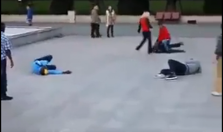 2 inmigrantes negros reciben una buena lección de integración tras atacar a una pareja blanca