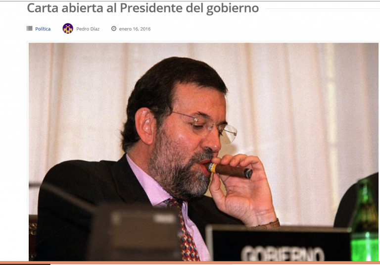 Díaz critica duramente a Rajoy en una carta abierta: «¿No le da vergüenza?…romper con España»