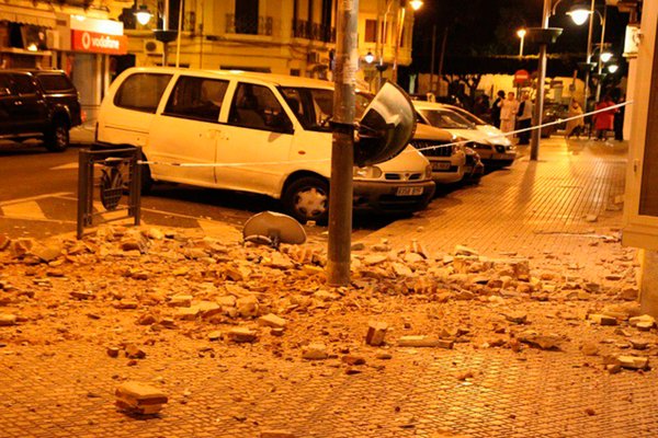 Imágenes del terremoto de Melilla