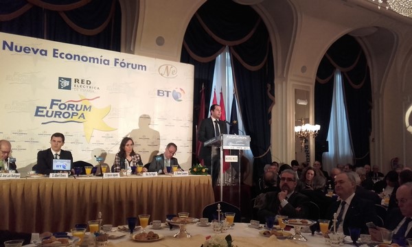 El dirigente de C's, Ignacio Aguado, hoy durante el acto en Madrid. lasvocesdelpueblo