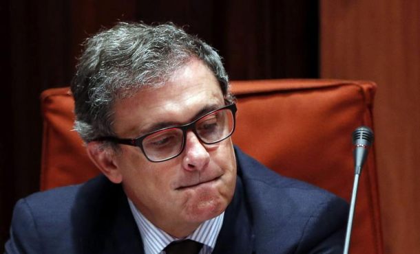 El hijo del Jordi Pujol Soley durante su comparecencia en el Parlamento de Cataluña sobre la corrupción política separatista catalana. Efe.
