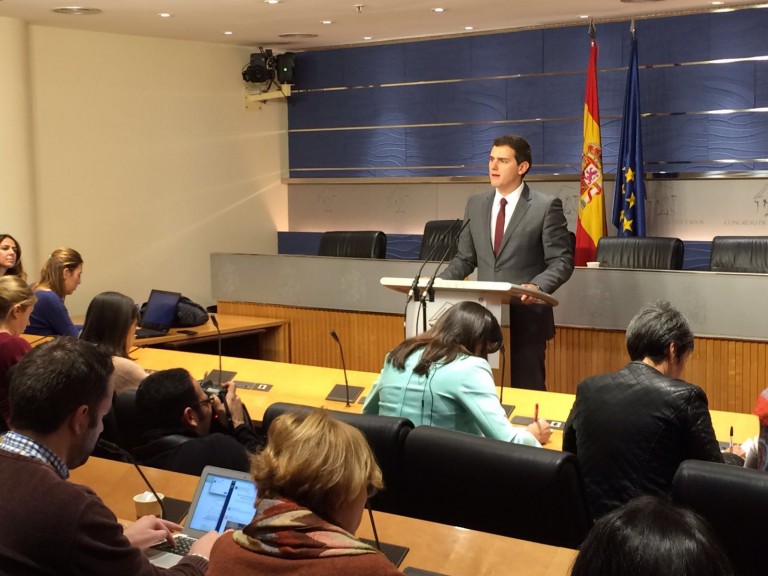 Rivera: Ciudadanos quiere «generar consenso y un cambio reformista» junto al PP y al PSOE