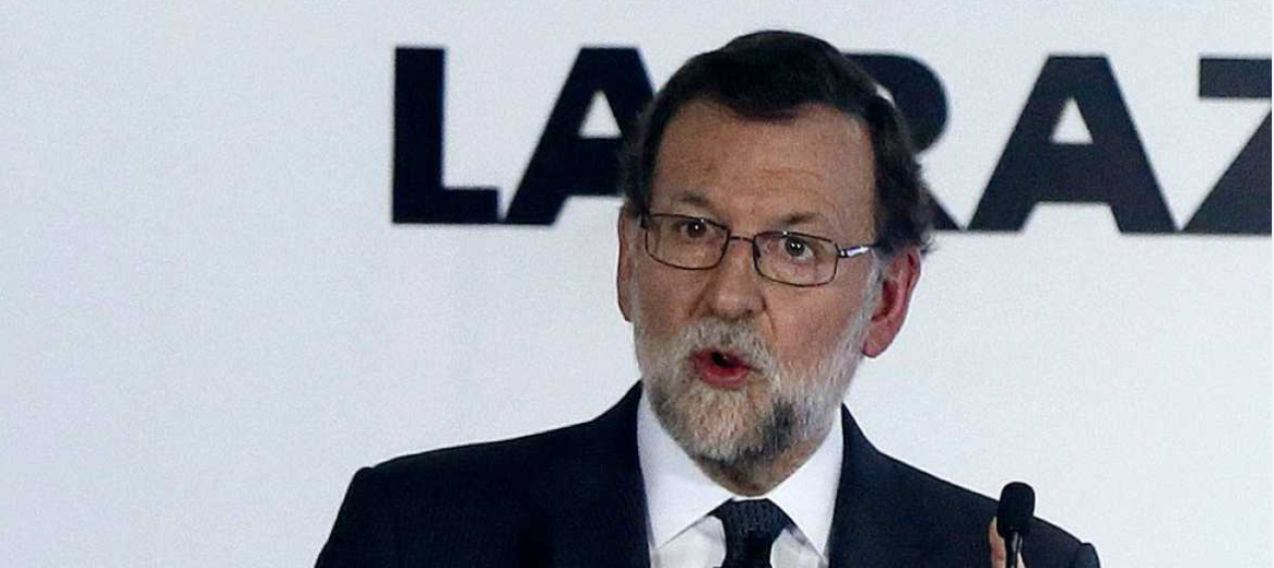 El presidente del Gobierno en funciones, Mariano Rajoy, durante su intervención en el foro La Razón de..., en la sede del diario La Razón, en Madrid.Lasvocesdelpueblo
