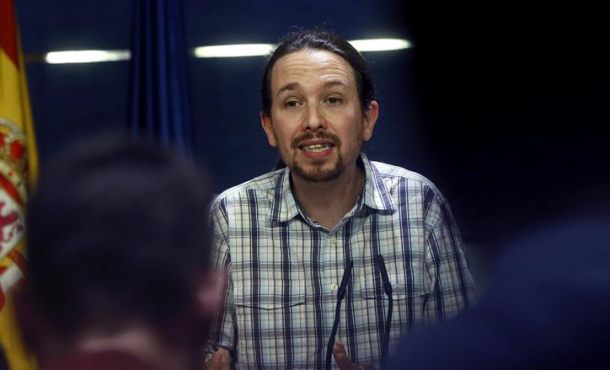 El secretario general de Podemos, Pablo Manuel Iglesias Turrión. Foto archivo Efe.