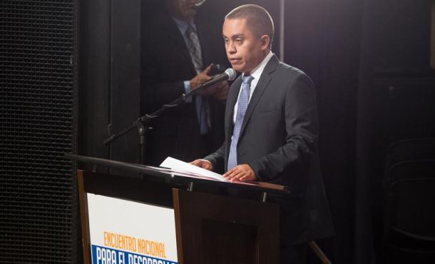 En la imagen, el saliente ministro de Economía Productiva de Venezuela, Luis Salas. EFE