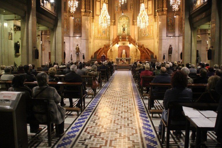 CCC homenajea a las víctimas del terrorismo el viernes 11 de marzo en Barcelona en Iglesia Nuestra Señora de los Ángeles