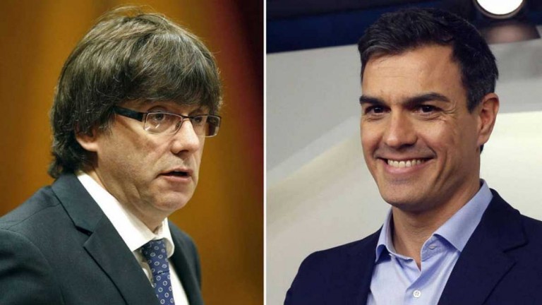 Sánchez trasladará a Puigdemont su rechazo al referéndum y a ser investido gracias a CDC y ERC