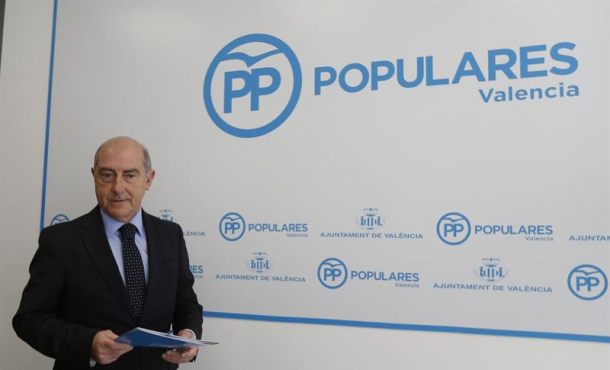 El portavoz municipal del Ayuntamiento de Valencia, Alfonso Novo, investigado junto a sus compañeros de grupo por supuesto blanqueo de capitales. Archivo Efe