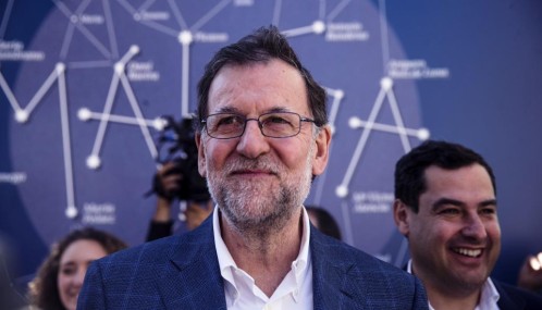 Rajoy advierte del «error descomunal» que supondría liquidar las reformas. imagen del vídeo del acto. Lasvocesdelpueblo