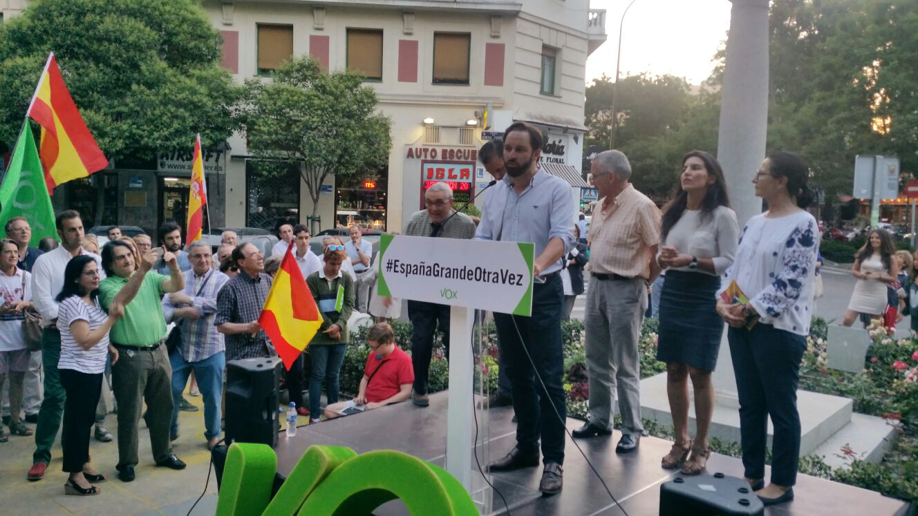 El candidato de VOx a la presidencia del Gobierno, Santiago Abascal Conde, este viernes en Madrid. lasvocesdelpueblo