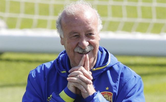 El entrenador de la selección española de fútbol, Vicente del Bosque. EFE