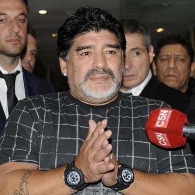El exfutbolista Diego Armando Maradona. Archivo Efe.